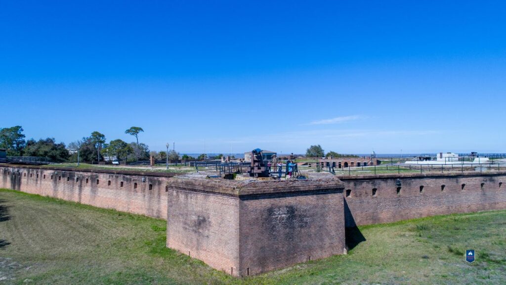 Fort Gaines Wall in Alabama