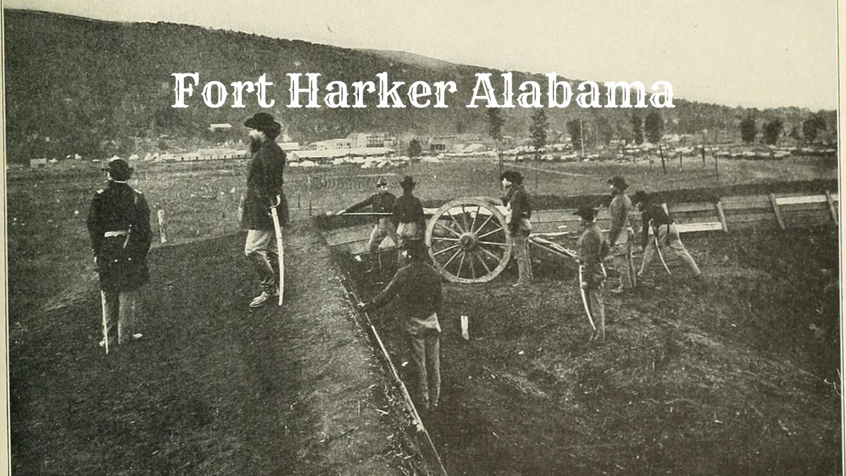 Civil War soldiers at Fort Harker Alabama