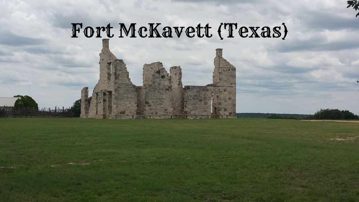 Ruins of Officers Quarters at Fort McKavett in Texas