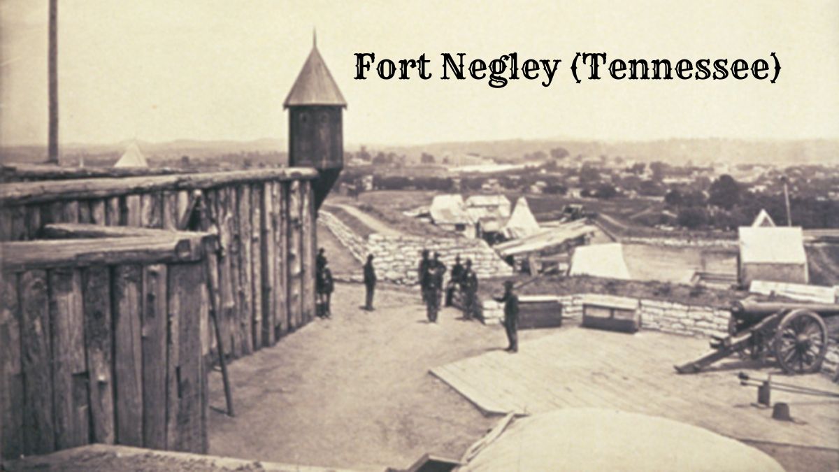 Photo of Fort Negley in Nashville. Tennessee 1864