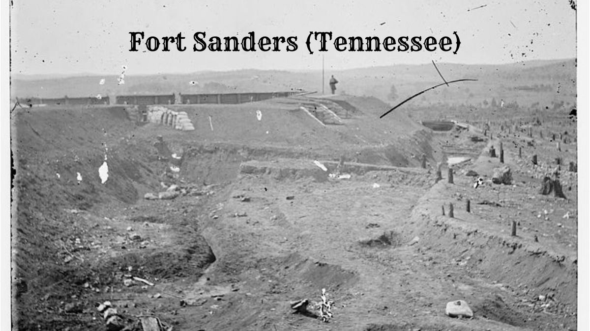 1864 photo of Fort Sanders in Tennessee