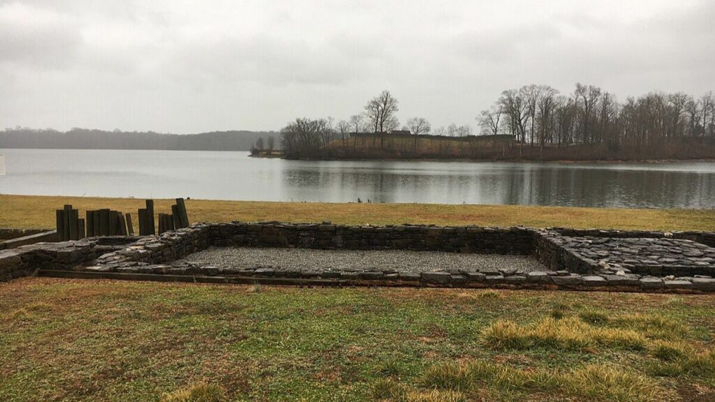 Foundation of the Tellico Blockhouse Tennessee