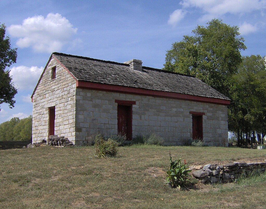 Hugh rogan cottage at Bledsoe's Fort Historical Park