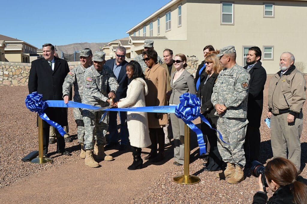 Ribbon Cutting Ceremony at Fort Bliss