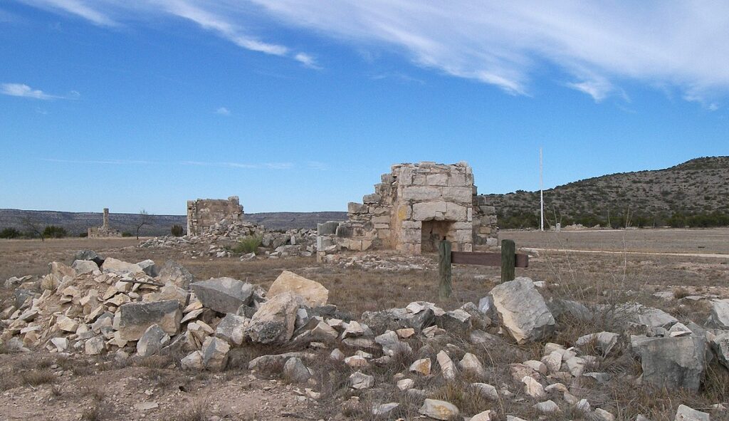 Ruins of Fort Lancaster Texas