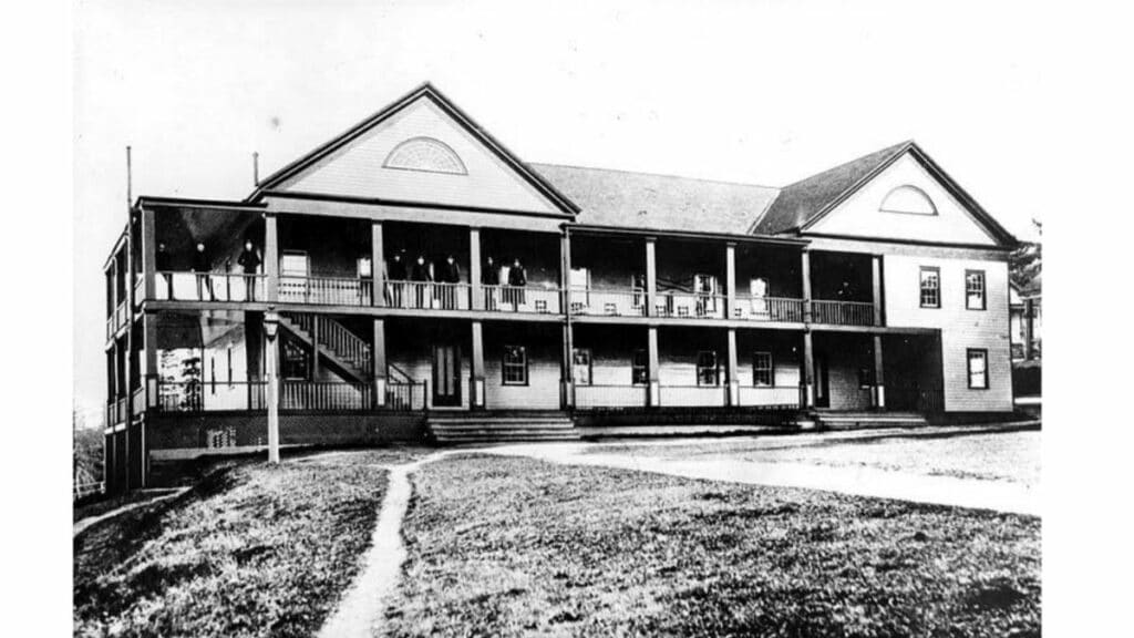 Barracks at Fort Townsend 1885