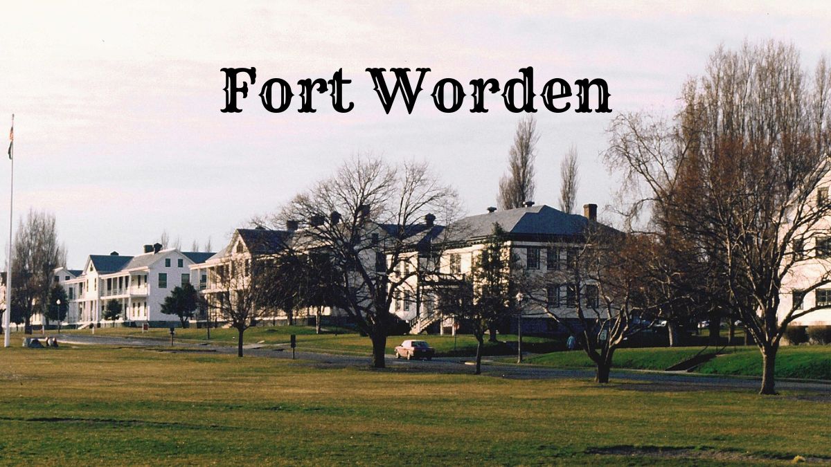 Historic building at Fort Worden in Washington State