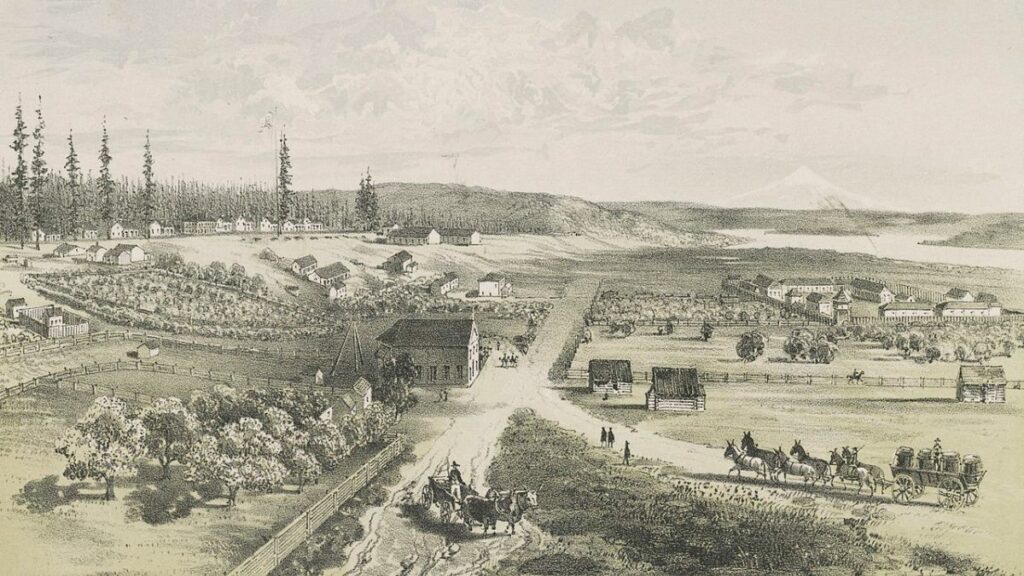 Illustration of Fort Vancouver