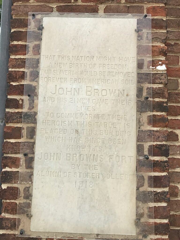 John Brown's Fort Plaque