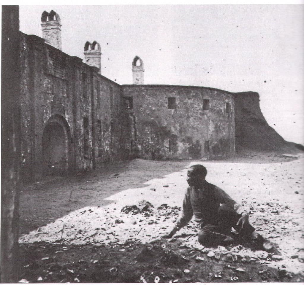 Interior of Castle Pinckney 1861