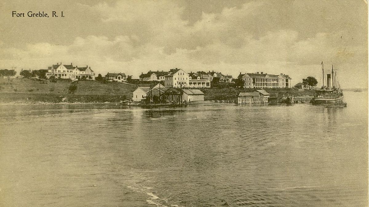 Fort Greble from a ferry