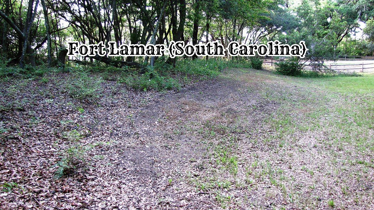 Earthworks at Fort Lamar that once housed the magazine during the Civil War