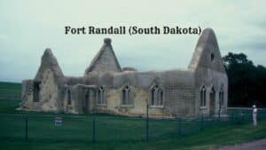 Ruins of Fort Randall Chapel in South Dakota