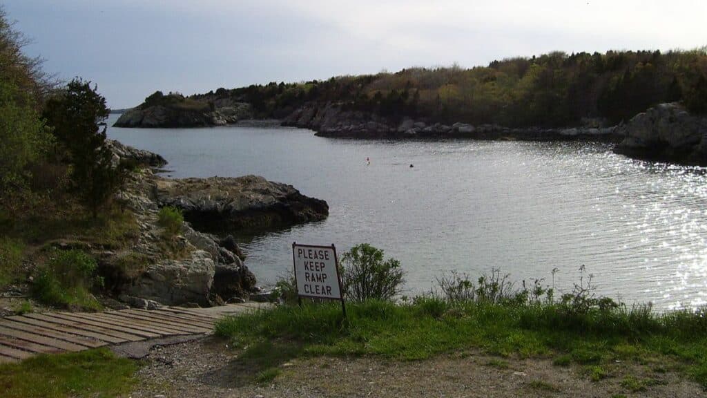 Fort Wetherill water front