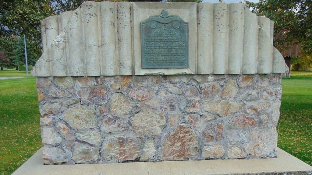 Monument built by the Daughters of Utah Pioneers