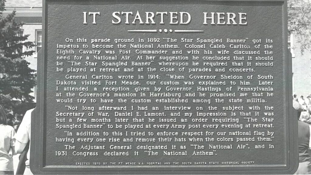 "Star Spangled Banner" historic marker 