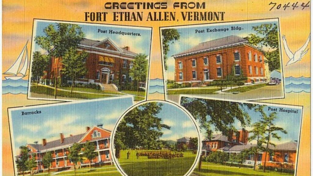 Post Card of Fort Ethan Allen