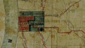 Map of Fort Baton Rouge