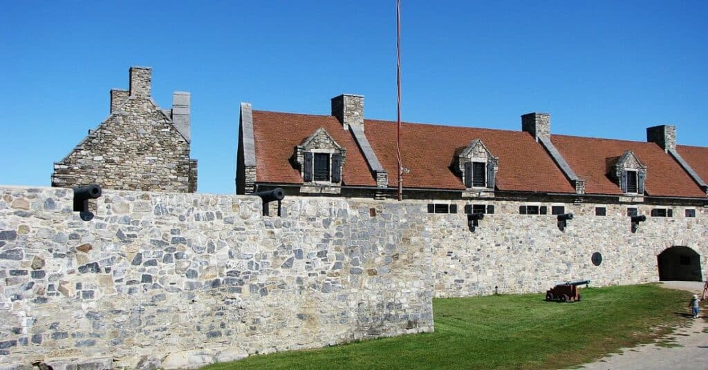 Back side of Fort Ticonderoga