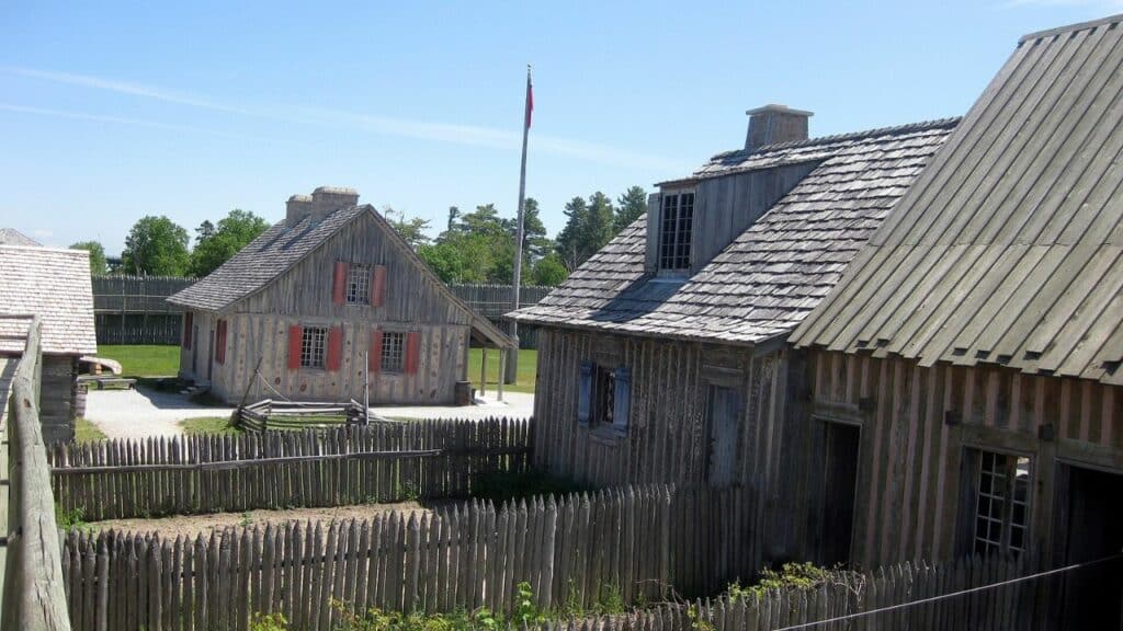 Inside Fort Michilimackinac