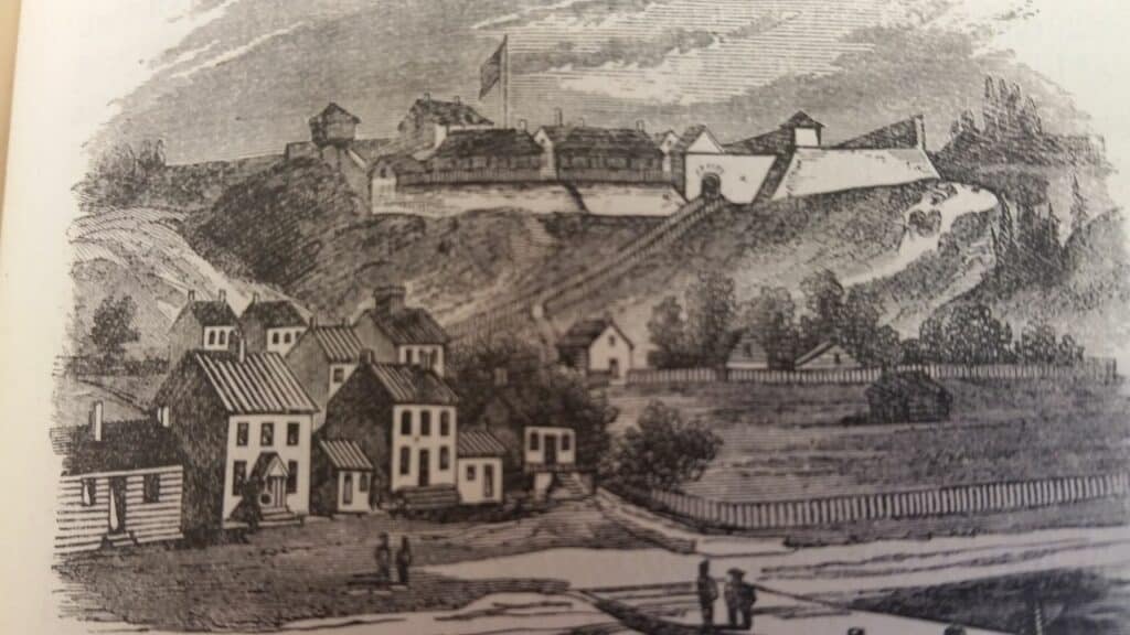 Sketch of Fort Mackinac