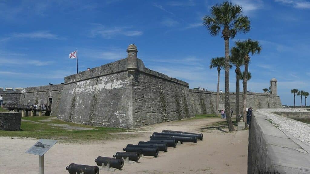 Cannon at Castillo de San Marcos