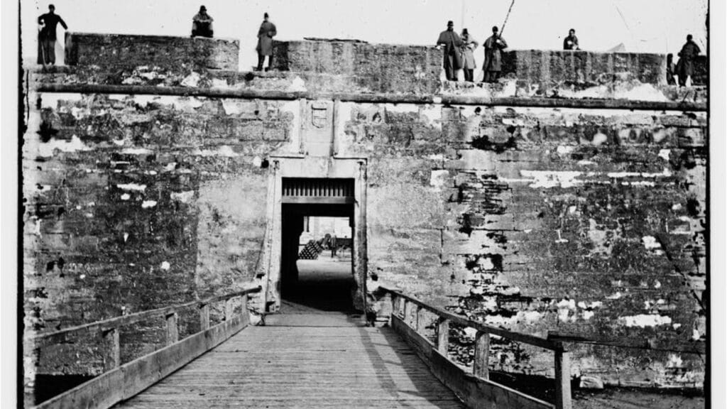 Entrance to Castillo de San Marcos Civil War Era