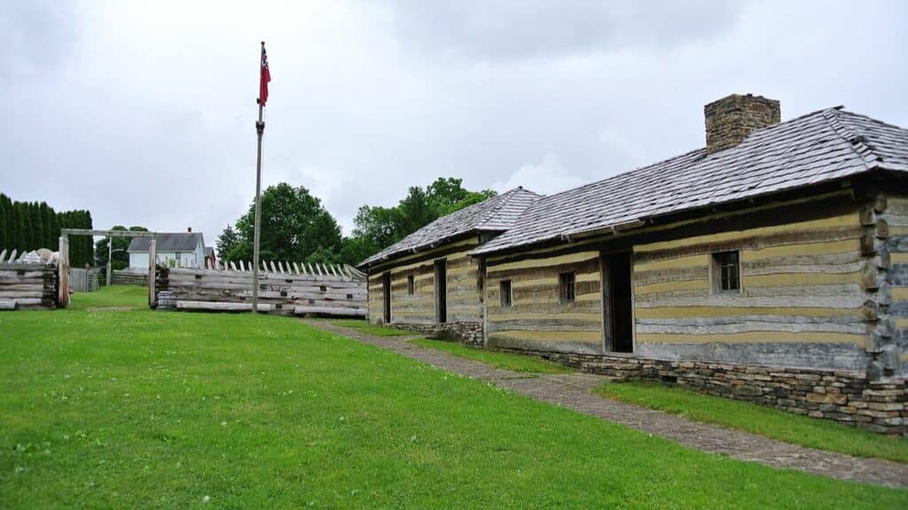 Reconstructed Barracks at Fort Ligonier