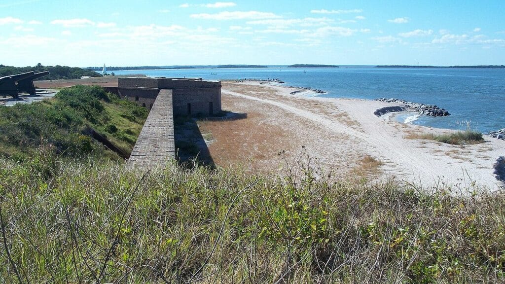 Beach at Fort Clinch State Park