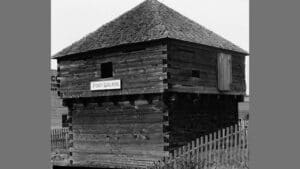 Fort Halifax Blockhouse 1936