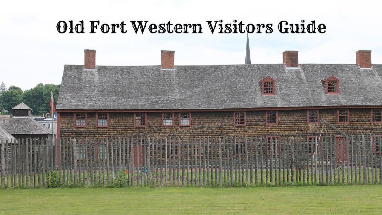 Building at Old Fort Western in Maine