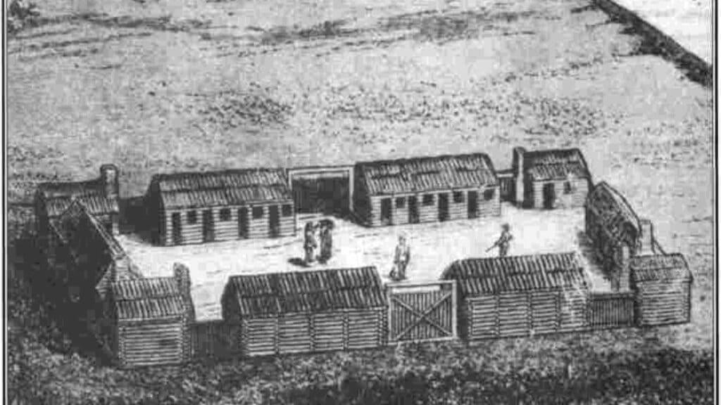 Sketch of Fort Boonesborough