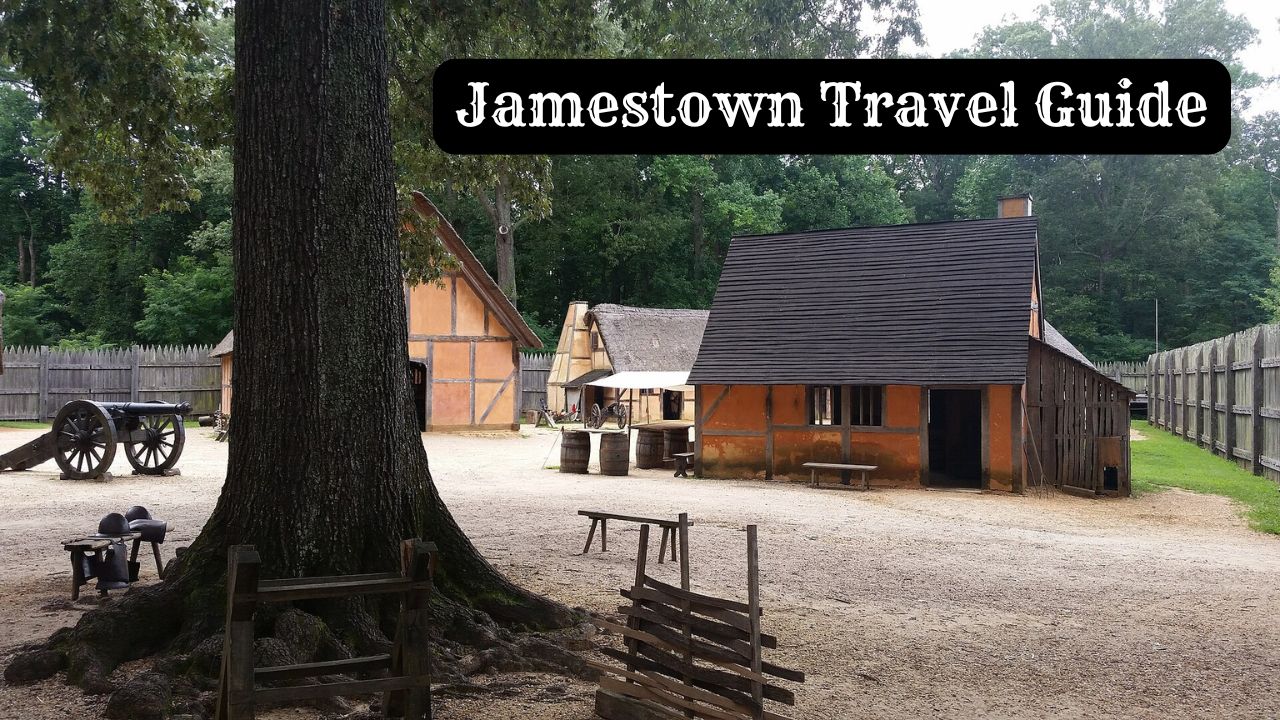 Interior of James Fort in Virginia