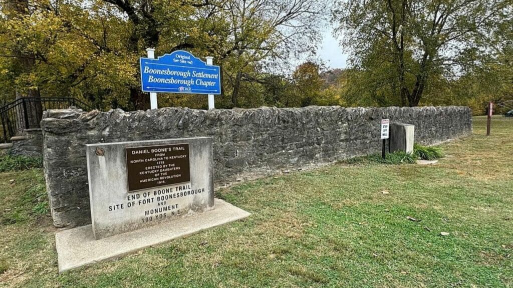 Original site of Fort Boonesborough
